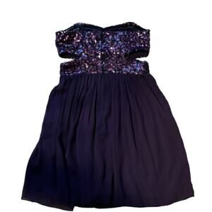 Women’s Speechless Sequins Strapless Lined Dress Sz 5
